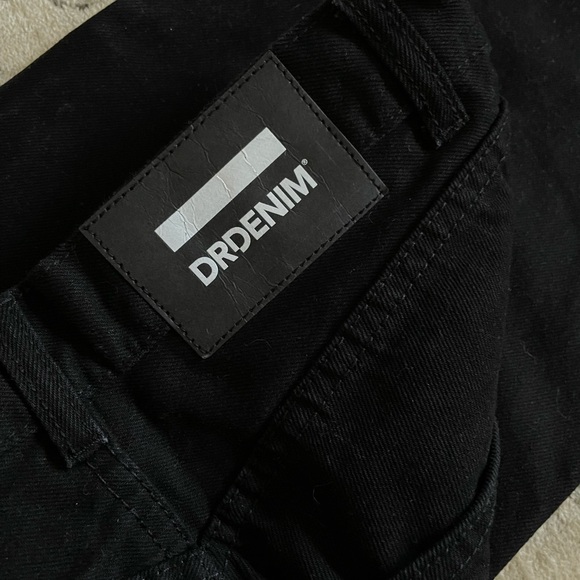 Dr Denim Echo Straight Jean Black - Picture 2 of 4